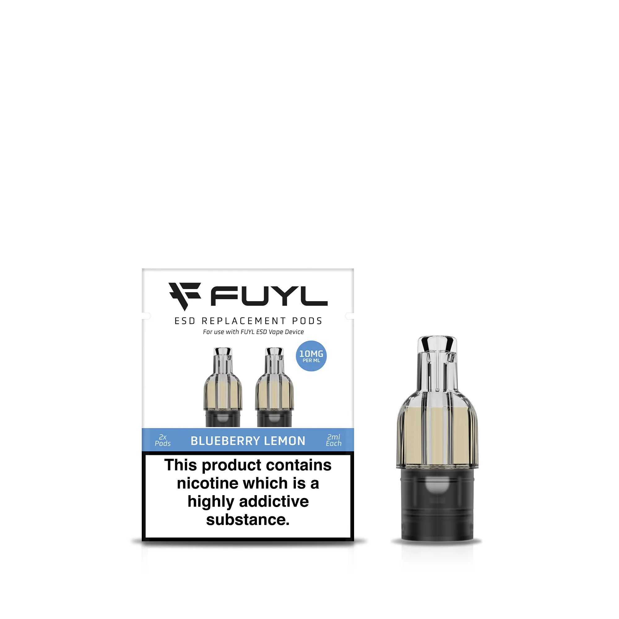 2 Pack - Blueberry Lemon FUYL ESD Pods - Image 4