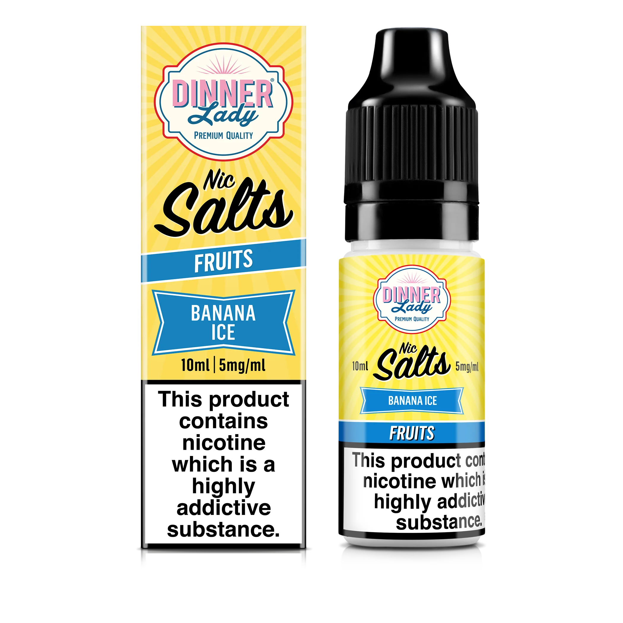 Banana Ice Nic Salts 50:50 10ml E-Liquid - Image 3