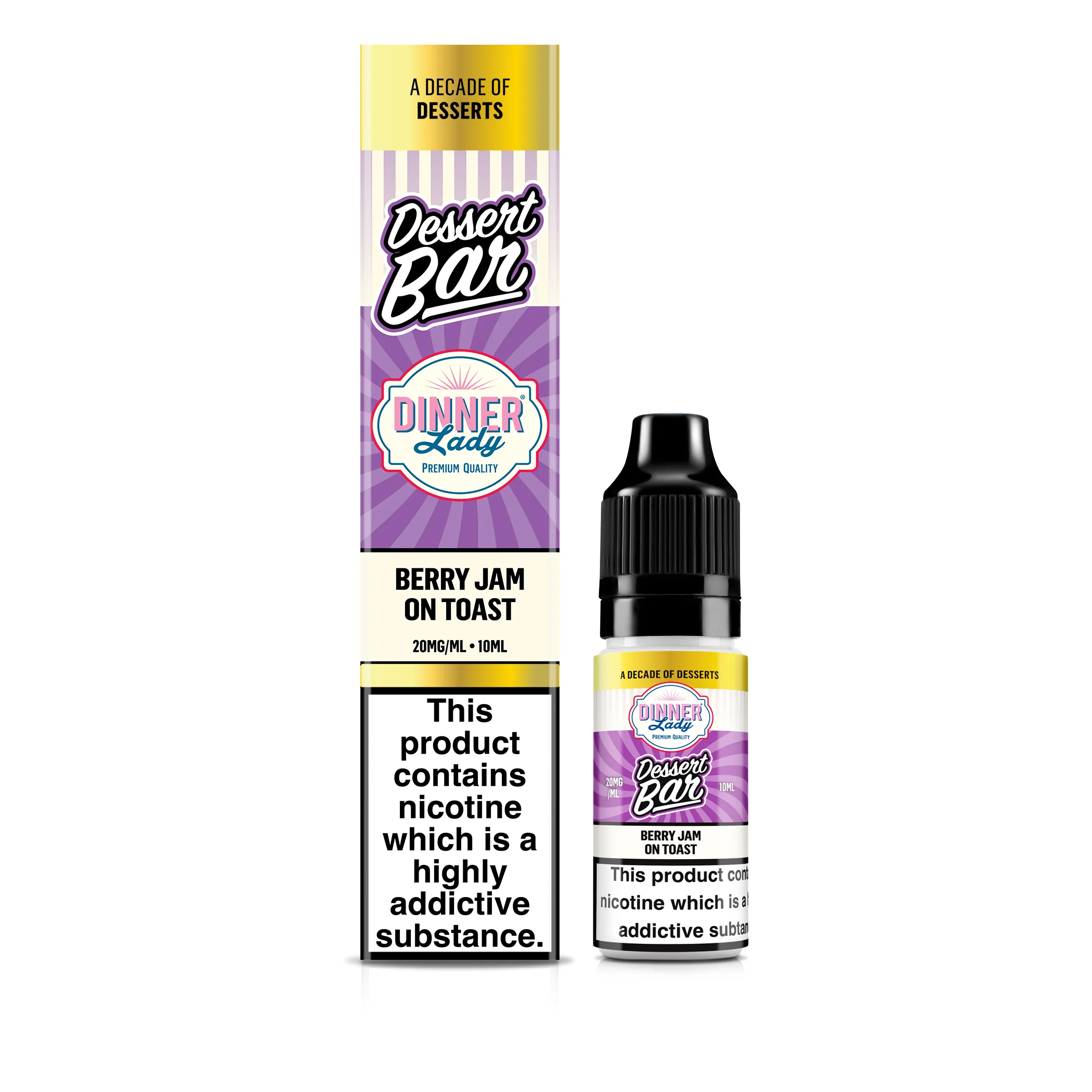Berry Jam On Toast Bar Salts 50:50 10ml E-liquid - Image 4