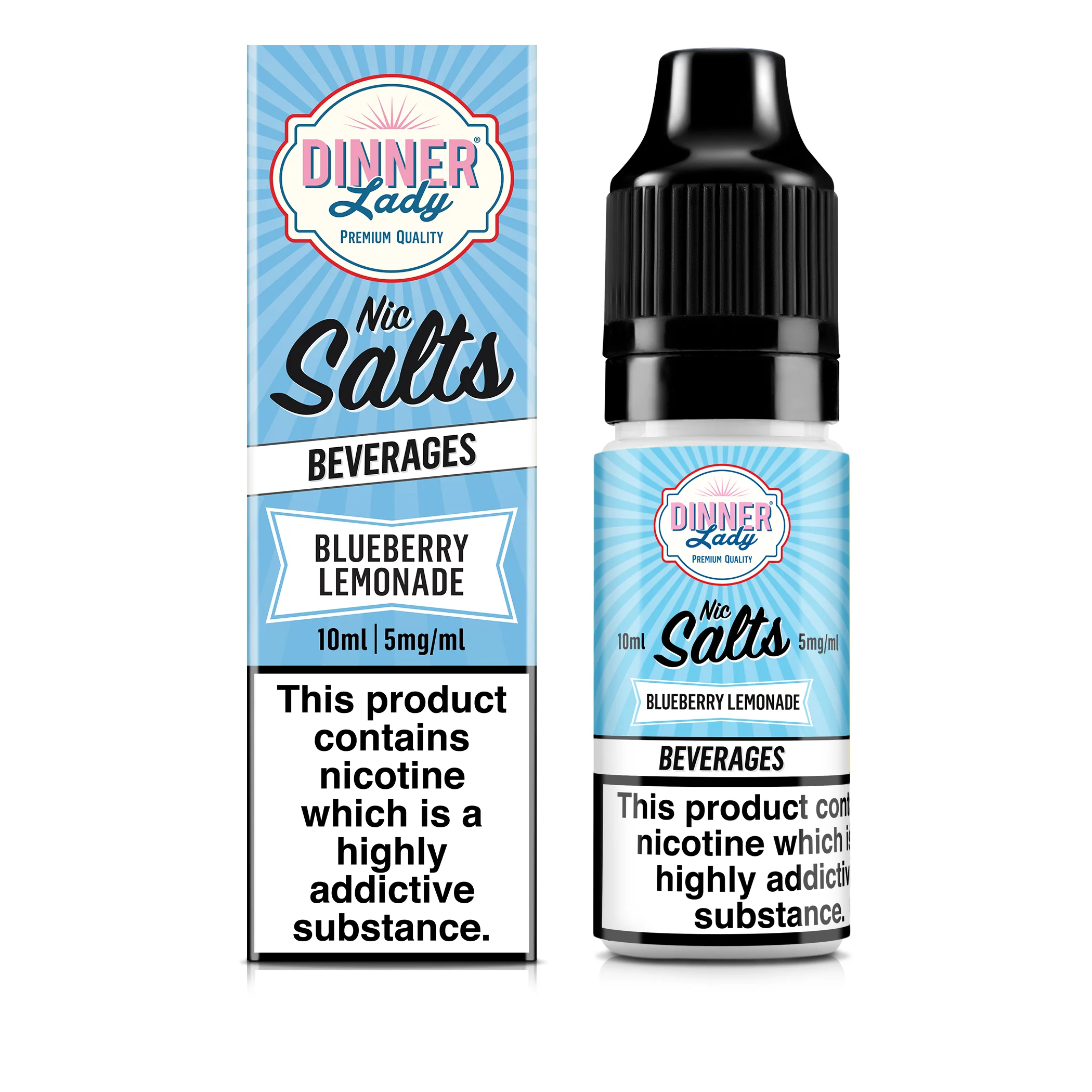 Blueberry Lemonade Nic Salts 50:50 10ml E-Liquid - Image 4
