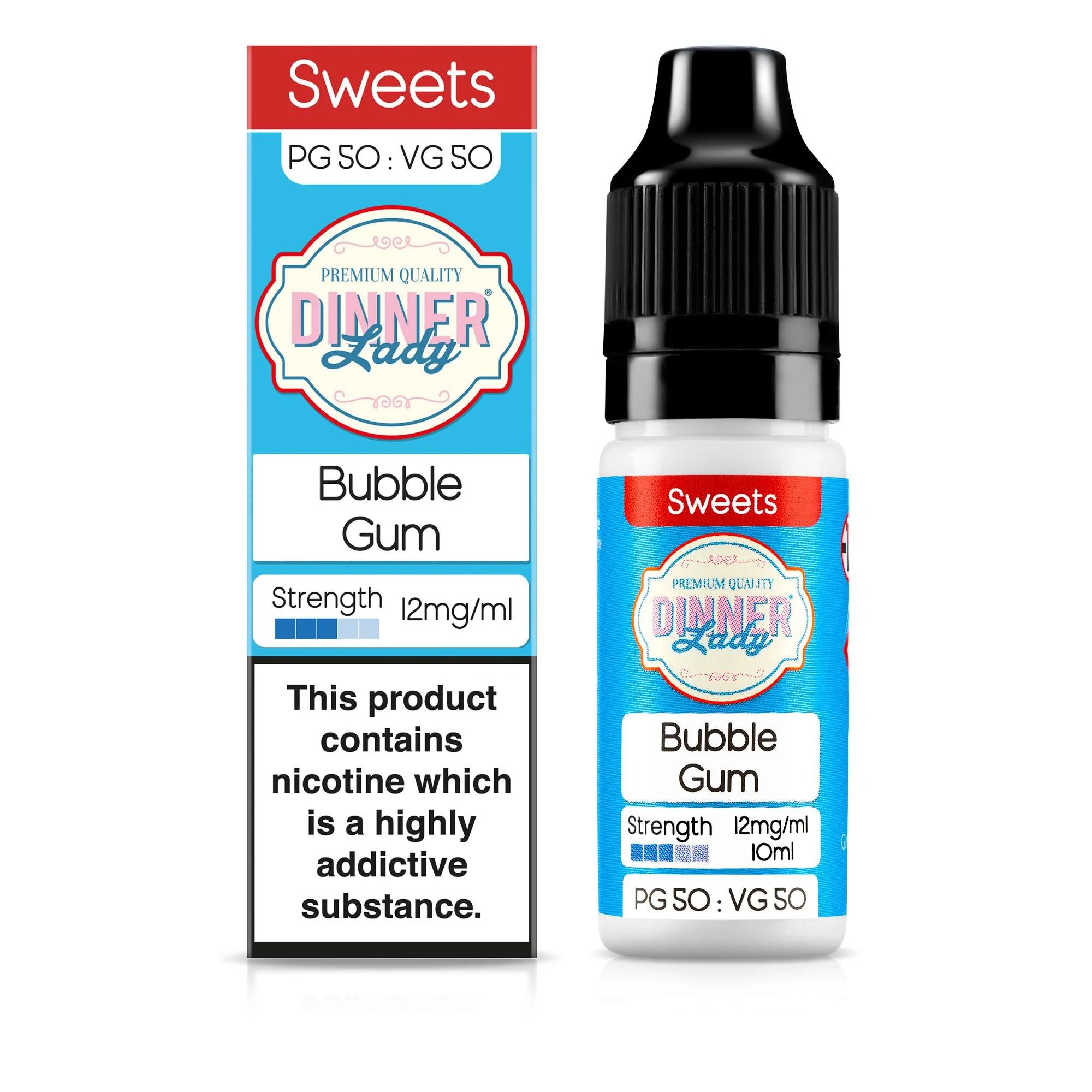 Bubble Gum 50:50 10ml E-Liquid - Image 4