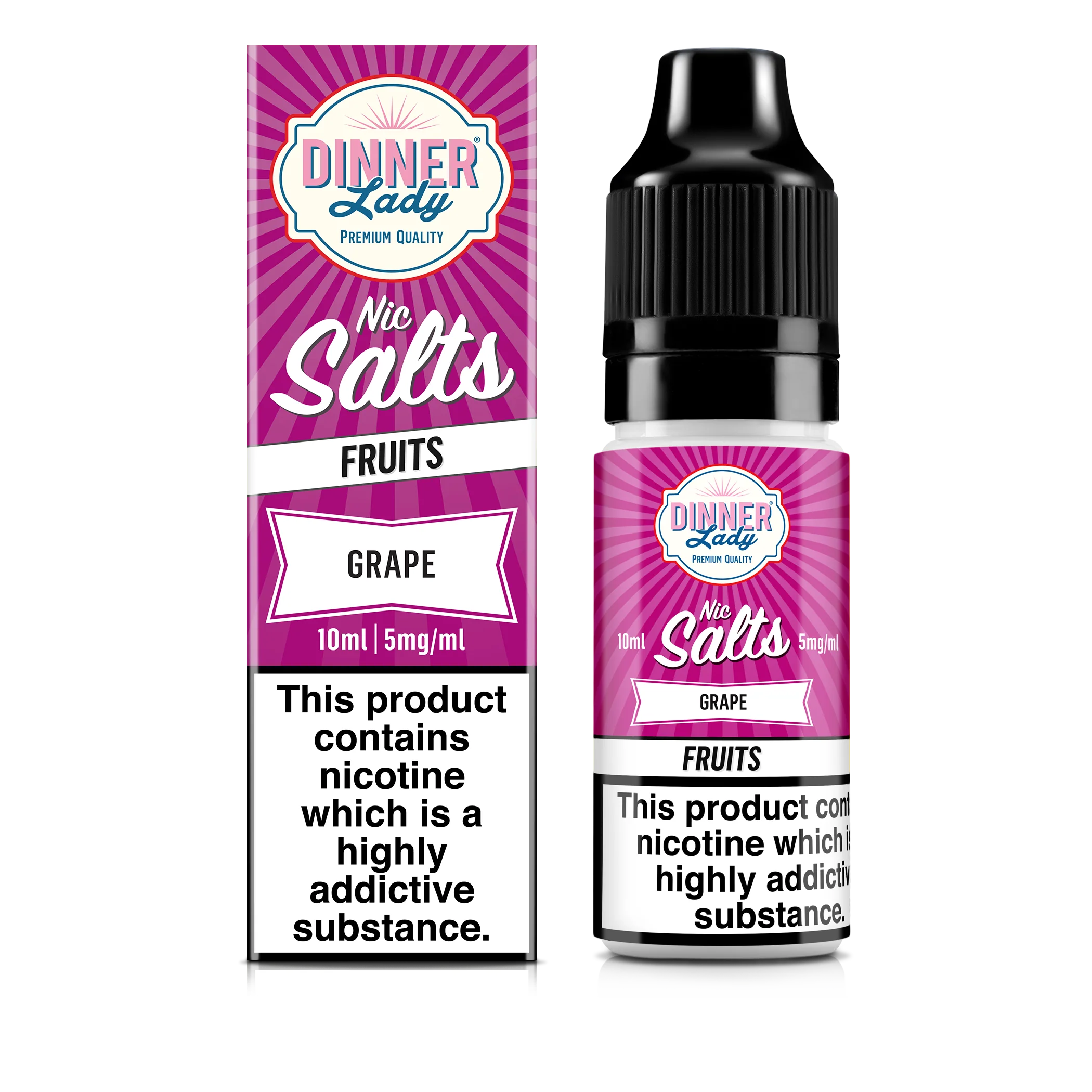 Grape Nic Salts 50:50 10ml E-Liquid - Image 5