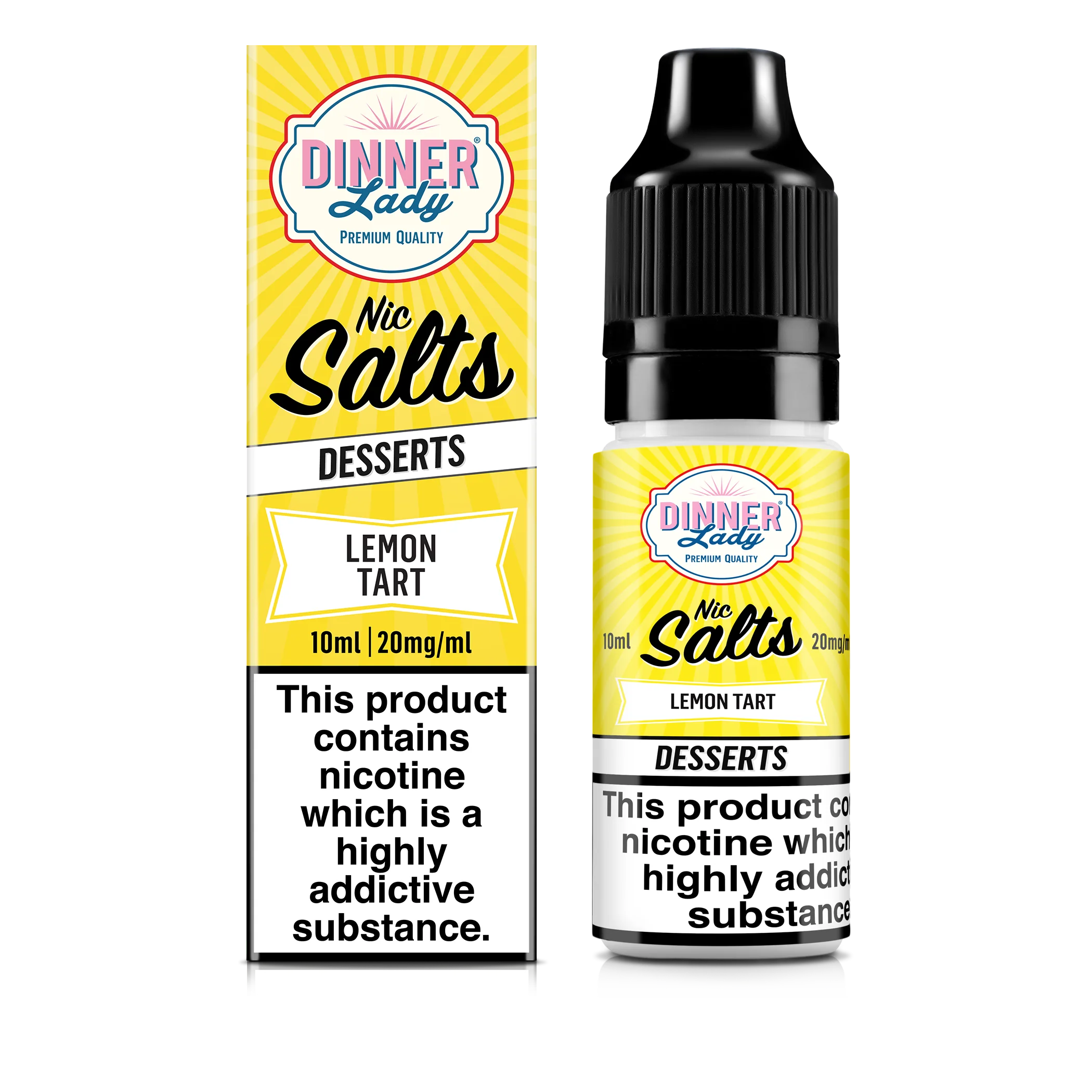 Lemon Tart Nic Salts 50:50 10ml E-Liquid - Image 3