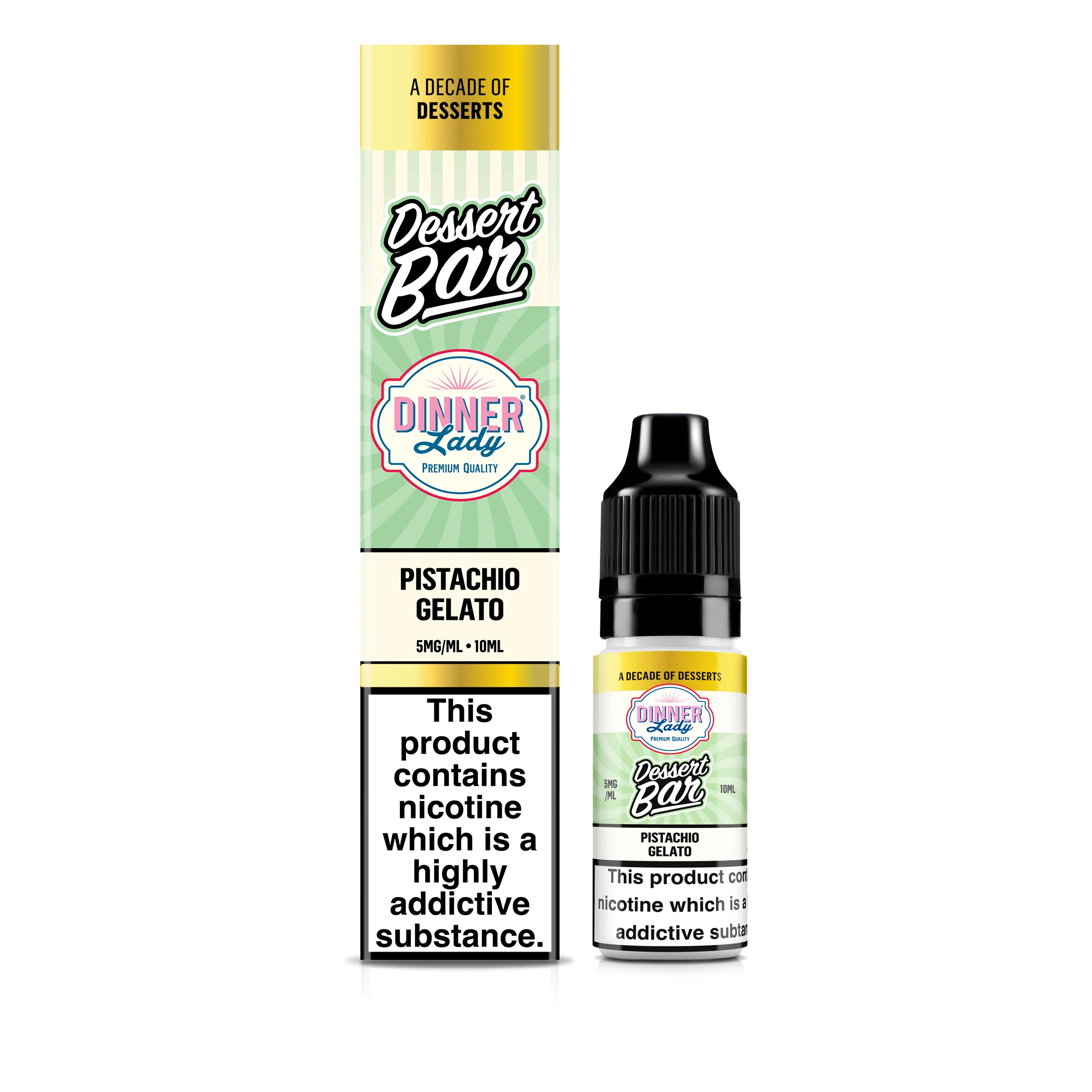 Pistachio Gelato Bar Salts 50:50 10ml E-liquid - Image 6