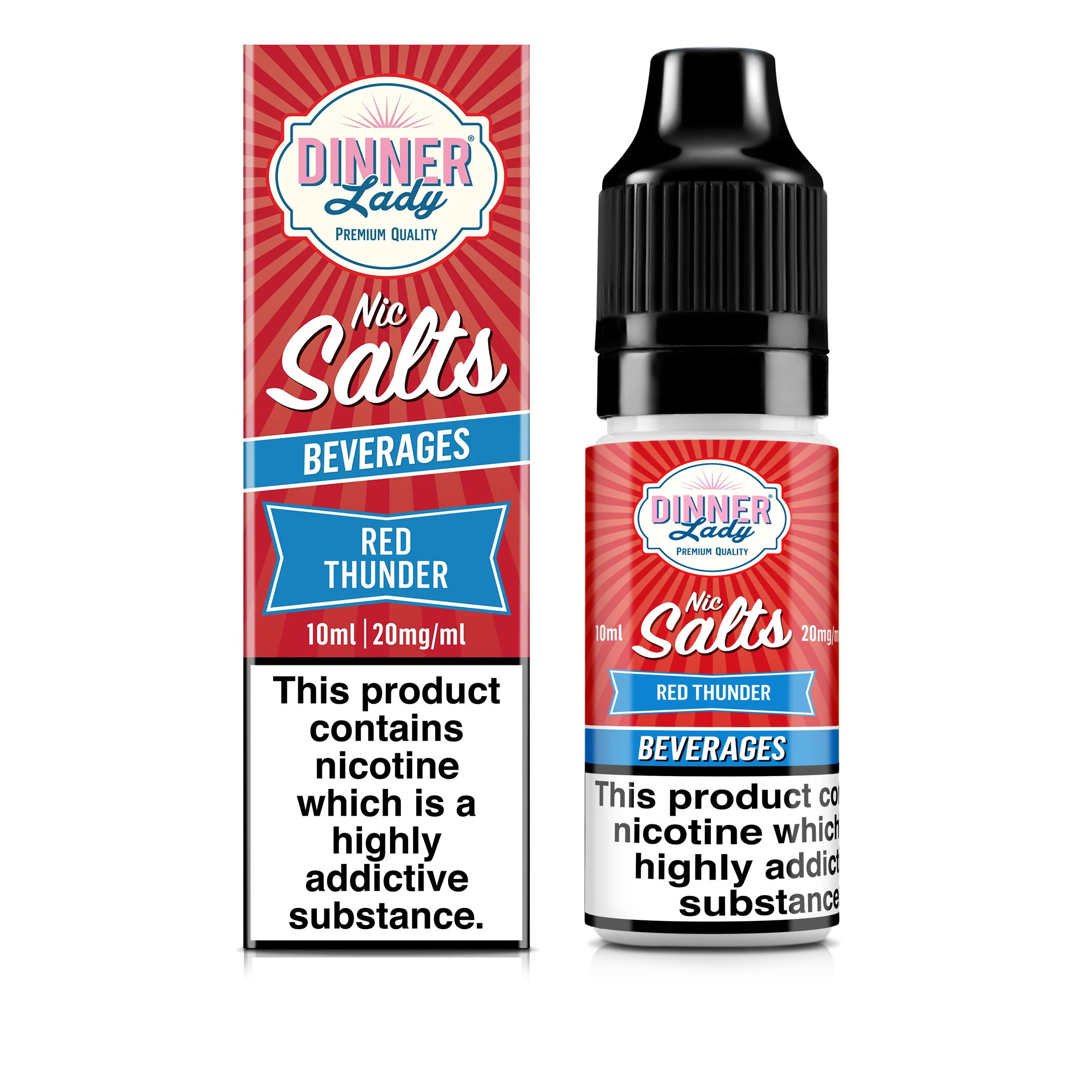 Red Thunder Nic Salts 50:50 10ml E-Liquid - Image 3