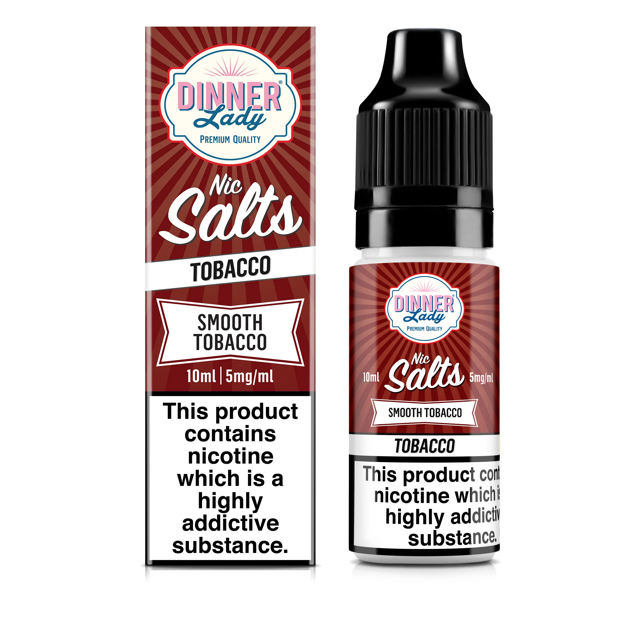 Smooth Tobacco Nic Salts 50:50 10ml E-Liquid - Image 4