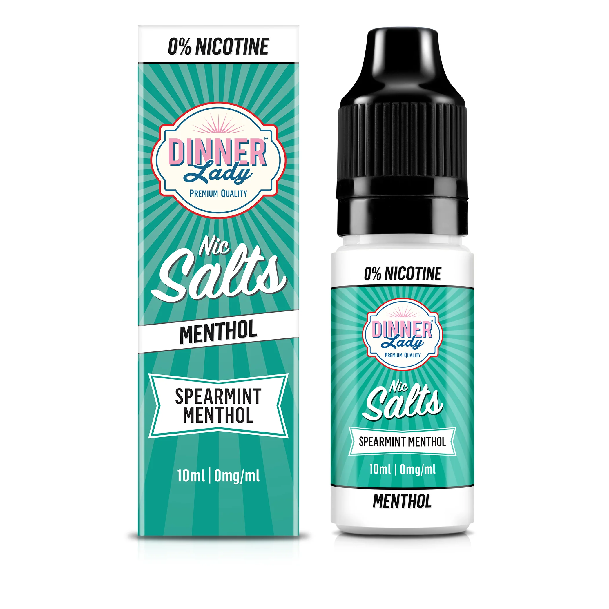Spearmint Menthol Nic Salts 50:50 10ml E-Liquid - Image 5