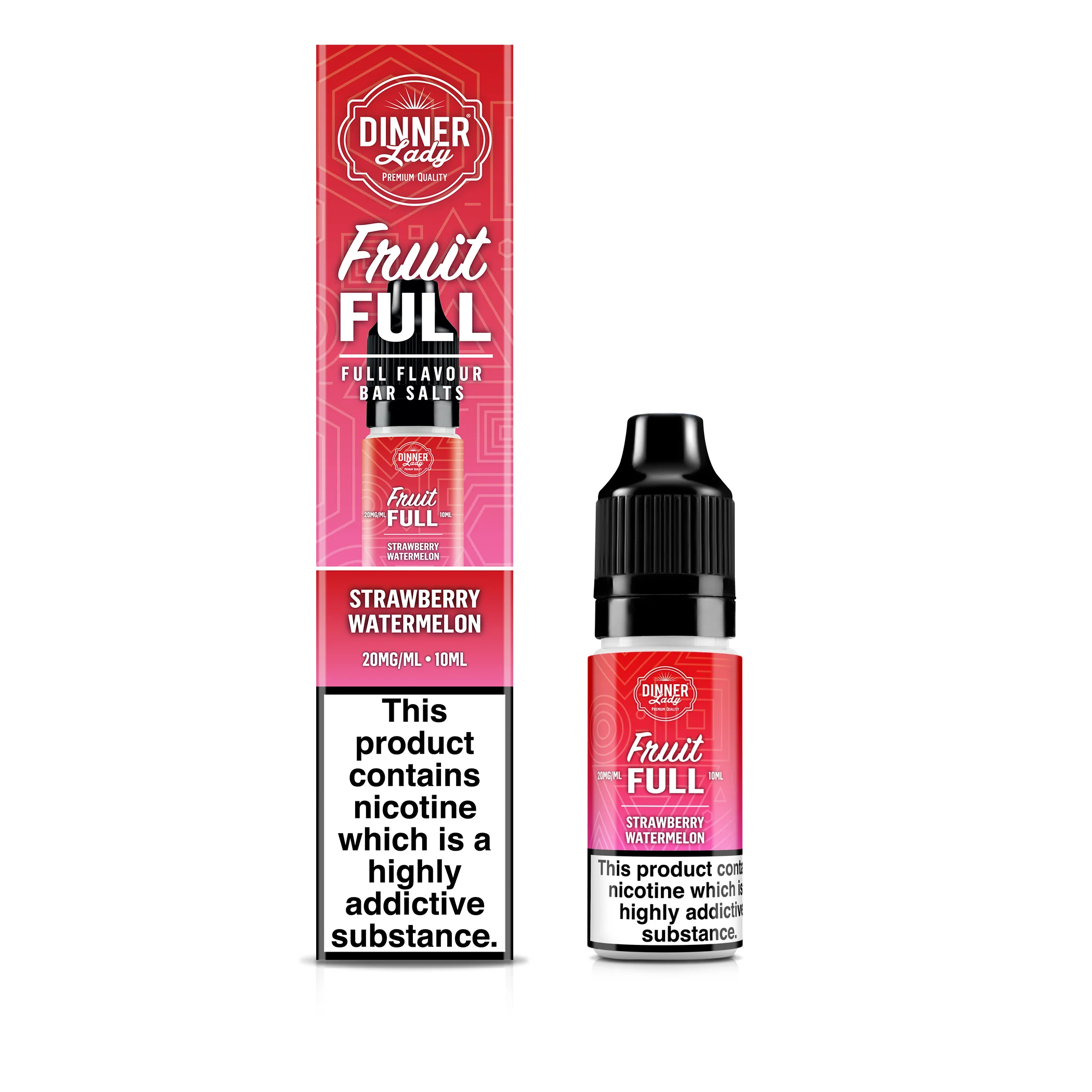 Strawberry Watermelon Bar Salts 50:50 10ml E-liquid - Image 4