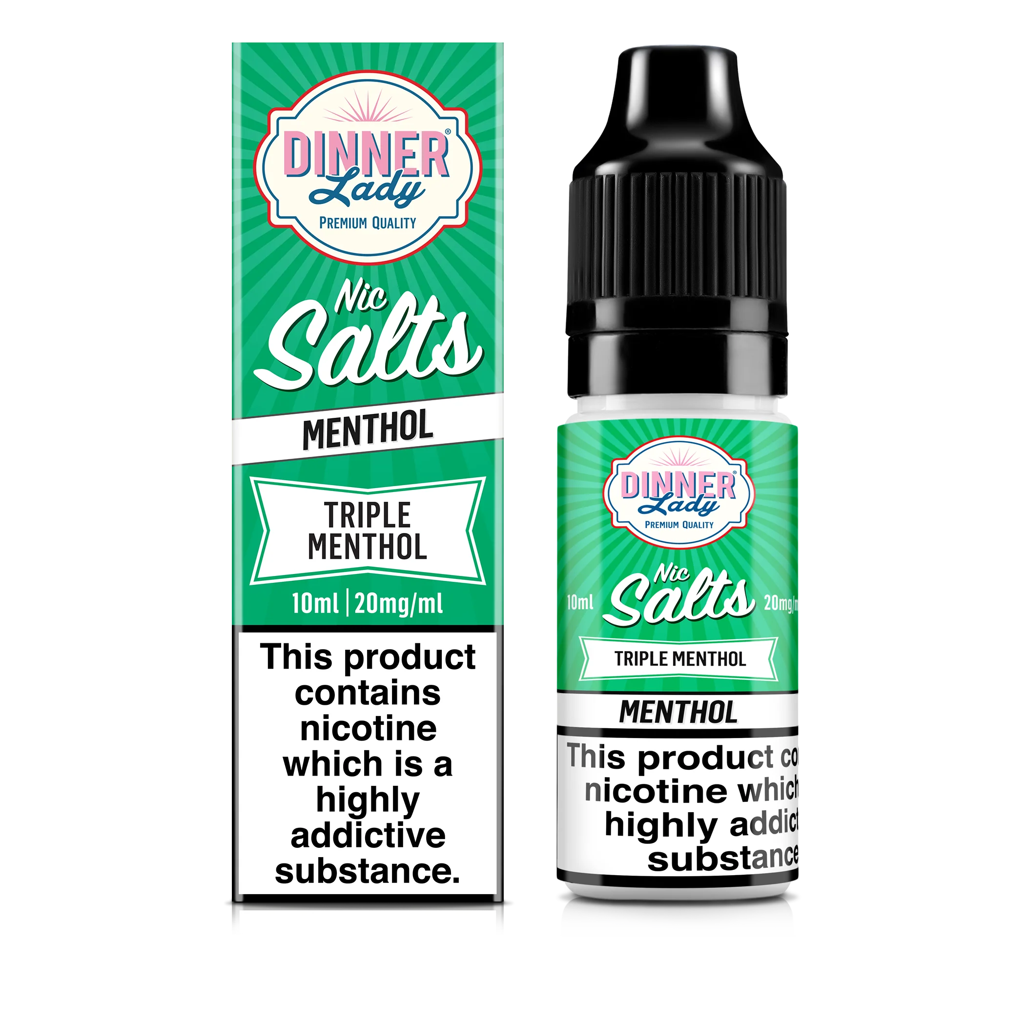 Triple Menthol Nic Salts 50:50 10ml E-Liquid - Image 4